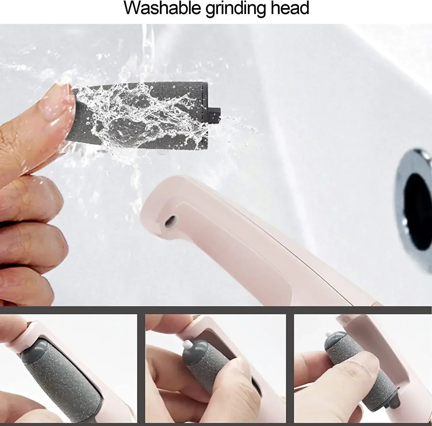 Rechargeable  Electric Callus Remover for Feet 、Portable Foot Callus Remover Waterproof Profess Pedicure Foot File Pedicure Tool