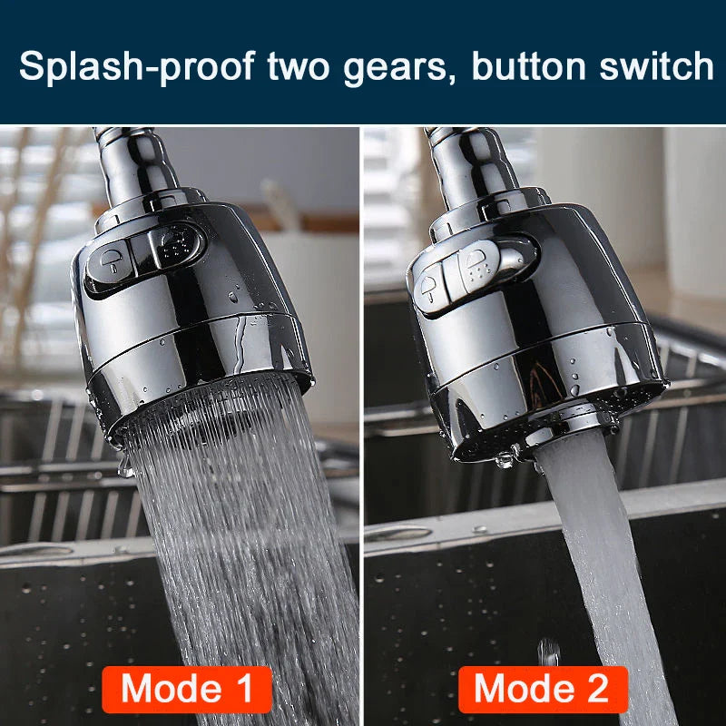 360 Degree Adjustment Kitchen Faucet ExtensionTube Water Saving Nozzle Filter Faucet Home Bathroom Gadgets Kitchen Accessories