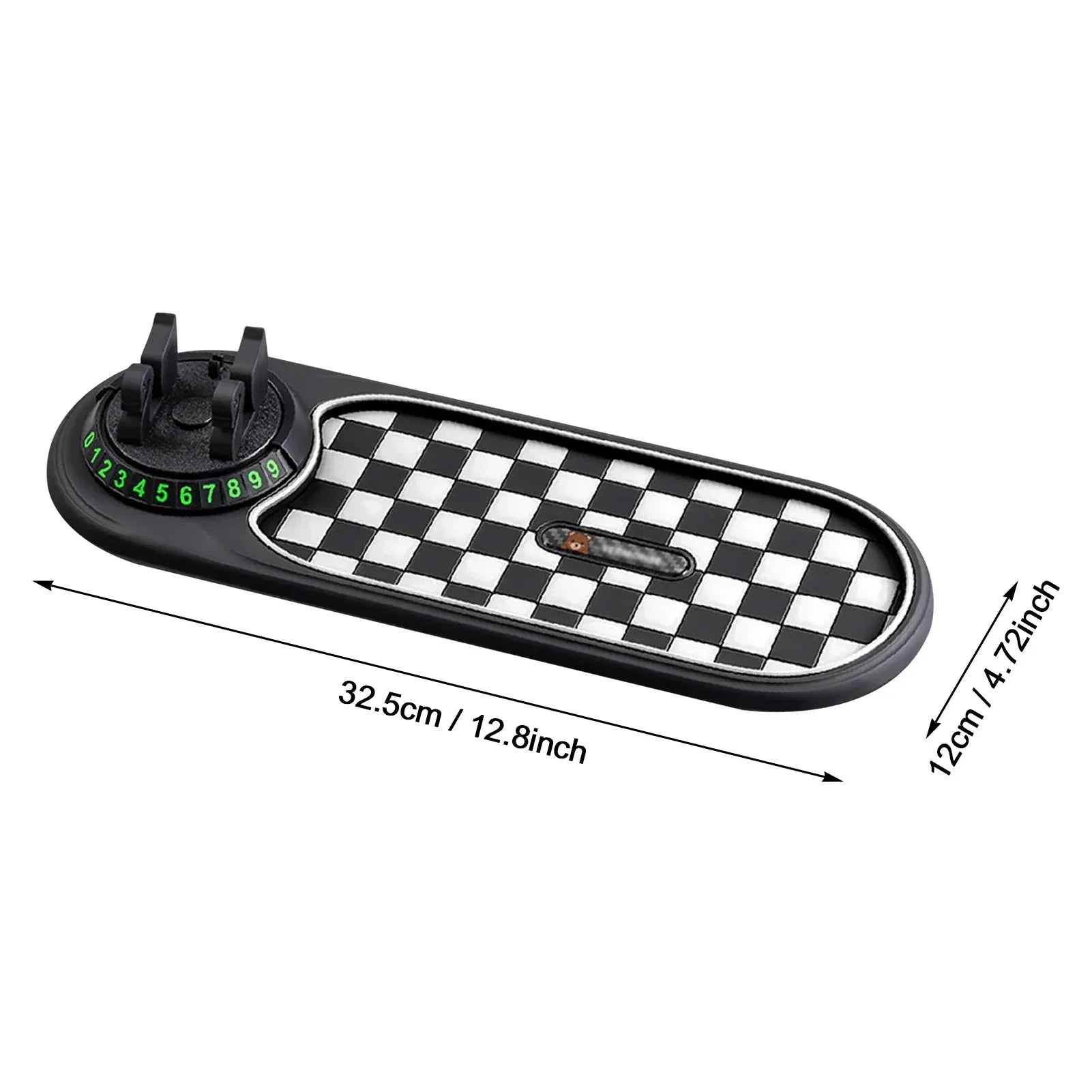 Phone Holder Anti-Slip Mat Holder for Dashboard with 360° Rotatable Phone Holder for Cell Phone Keys Sunglasses