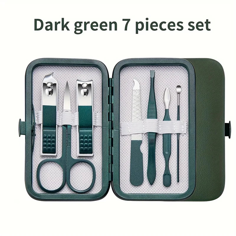 Manicure Set Nail Clipper toenail clippers pedicure tools, Suitable for Travel Manicure Kit Multifunction Nail Tools