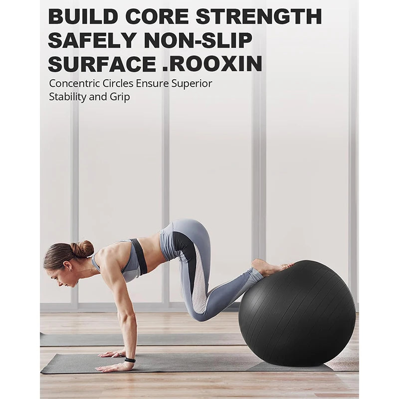 Yoga Ball Balance Ball Pilates Accessories Home Fitness Equipment Pregnant Women Rehabilitation Exercise Yoga Ball 55/65/75/85cm