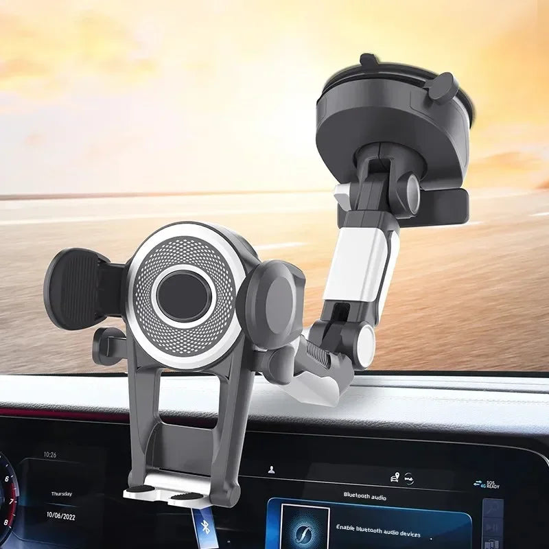 Left & Right Adjustable Rotating Car Phone Stand – Desktop & Navigation Phone Holder Accessory